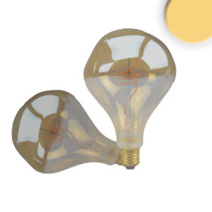 115078_Skizze E27 Vintage Line LED Roundbulb A125, unregular, Amber, 4W, 2200K