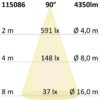 LED Street Light GR30, 3000K, IP66, mit Aufnahme für Ausleger DN45