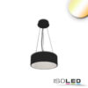 LED Hängeleuchte, DN400, schwarz, 25W, ColorSwitch 3000|3500|4000K, dimmbar