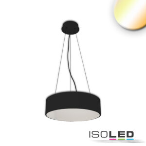 LED Hängeleuchte, DN600, schwarz, 52W, ColorSwitch 3000|3500|4000K, dimmbar