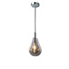 Pendelleuchte, black Glas, E14, 50-300cm, exkl. Leuchtmittel, exkl. Baldachin