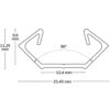 LED Eckprofil CORNER11n Aluminium weiß RAL9010, 200cm