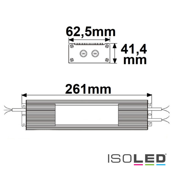 LED Trafo V2, 24V/DC, 0-320W, IP67, SELV