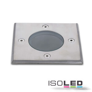 Bodeneinbaustrahler für GU10 Spots, eckig, IP67, exkl. Leuchtmittel