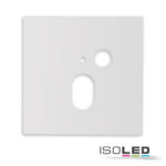Cover Aluminium eckig 1 weiß, für Wandeinbauleuchte Sys-Wall68 mit PIR Sensor