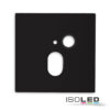 Cover Aluminium eckig 1 schwarz, für Wandeinbauleuchte Sys-Wall68 mit PIR Sensor