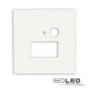Cover Aluminium eckig 3 weiß, für Wandeinbauleuchte Sys-Wall68 mit PIR Sensor
