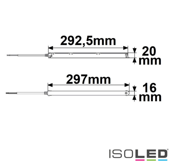 Track48 Inline-Trafo schwarz, 100W, 48V DC
