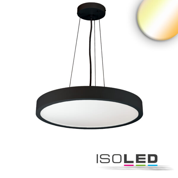 LED Hängeleuchte UGR<19 2H, schwarz, 40W|50W, IP42, DN600, 2700|3000|4000K, dimmbar, exkl. Kabel