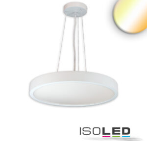 LED Hängeleuchte UGR<19 2H, weiß, 40W|50W, IP42, DN600, 2700|3000|4000K, dimmbar, exkl. Kabel