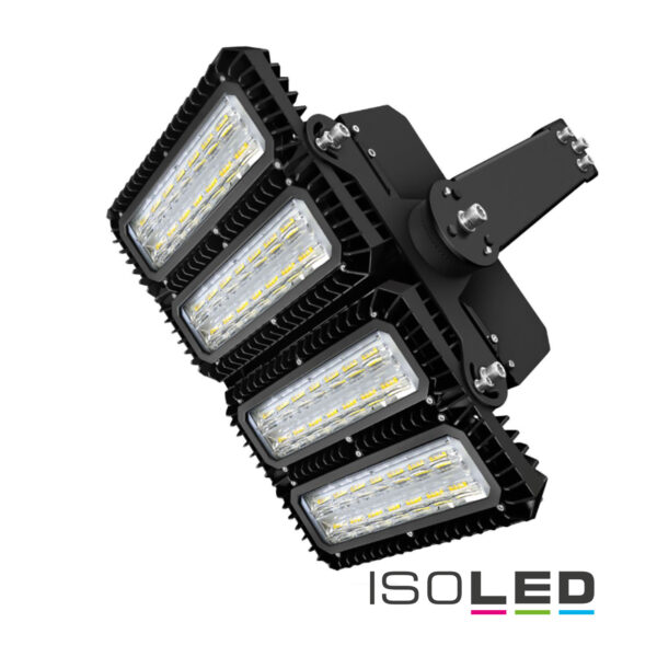 LED Flutlichtanlage 450W, 130x25°, 2 Module (Lichtpunkte), DALI dimmbar, 3000K, IP66