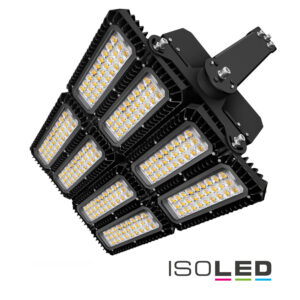 LED Flutlichtanlage 900W, 130x40°, 4 Module (Lichtpunkte), DALI dimmbar, 3000K, IP66