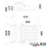 LED Flutlichtanlage LW 1.500W, 130x25°, 3 Module (Lichtpunkte), DALI dimmbar, neutralweiß, IP66