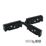 Track48 T-Verbinder, flexibel, schwarz, stromführend, max. 6A, 4-polig