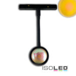 Track48 Leuchte Sunglow flexible schwarz 5,5W, 160°, 48V DC, 2000K, DALI dimmbar