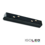 Track48 Linear-Verbinder-Mini, starr, stromführend, schwarz, max. 6A, 4-polig