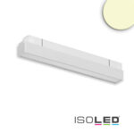 Track48 Linearleuchte 30cm weiß, 10W, 120°, 48V DC, 3000K, CRI90, prismatisch, Line+, DALI dimmbar