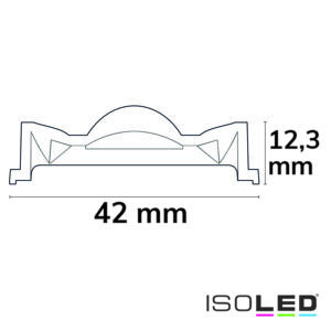 116813_skizze Einschubcover 60° Linse für 3-PH Linearleuchte prismatisch, 120cm