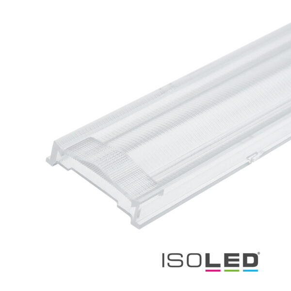 Einschubcover 2x25° Linse doppelt-asymmetrisch für 3-Phasen Linearleuchte prismatisch, 120cm