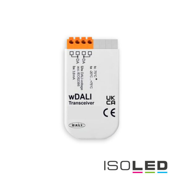 DALI Receiver zur Weiterleitung von Befehlen des DALI Funktransmitters auf die DALI Bus Linie