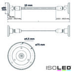 SKYFLEX LED Spannsystem, 20m, schwarz