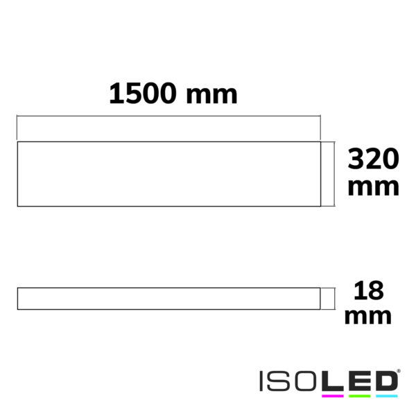Infrarot-Panel BEST STANDARD 320x1500mm, 440W