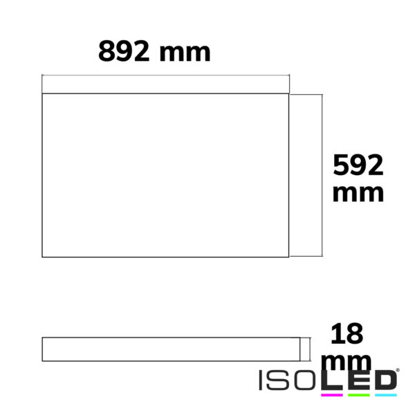 Infrarot-Panel BEST STANDARD 592x892mm, 480W
