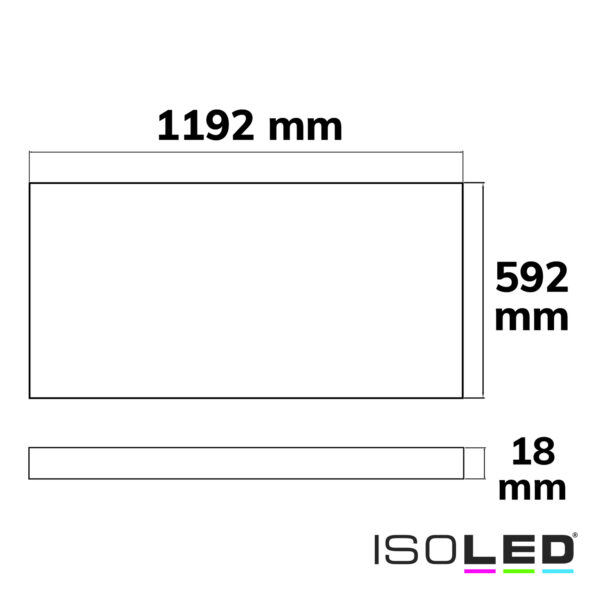 Infrarot-Panel BEST STANDARD 592x1192mm, 630W