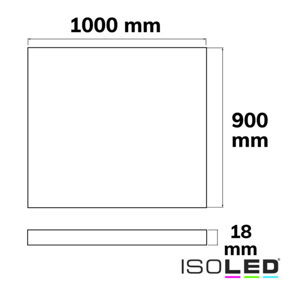 Infrarot-Panel BEST STANDARD, 900x1000mm, 865W