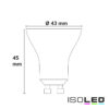 LED Spot SYS-GU10, rund, 5W, CRI90, 2700K, dimmbar (exkl. Cover, exkl. Einbaurahmen)