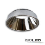 Cover für LED Spot und LED Modul SYS-GU10, alu glänzend, rückversetzt, UGR<12