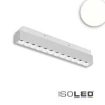 Track48 Rasterleuchte 22cm weiß, 12W, 36°, UGR<19, 48V DC, 4000K, CRI90, DALI dimmbar