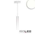 Track48 Hängeleuchte Pipe weiß, 7W, 36°, UGR<19, 48V DC, 4000K, CRI90, DALI dimmbar