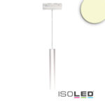 Track48 Hängeleuchte Pipe weiß, 15W, 36°, UGR<19, 48V DC, 3000K, CRI90, DALI dimmbar