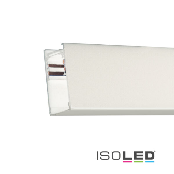 Track48 Aufbauschiene, weiß, 200cm, 4-polig, inkl. Endkappen und Schutzcover