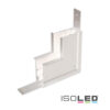 Track48 Eckschiene 90° vertikal für Einbauschiene, weiß, nicht stromführend