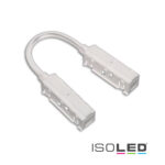 Track48 Linear-Verbinder flexibel, 180° biegbar, stromführend, weiß, max. 6A, 4-polig