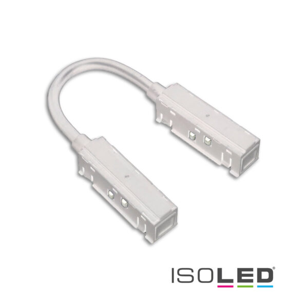 Track48 Linear-Verbinder flexibel, 180° biegbar, stromführend, weiß, max. 6A, 4-polig