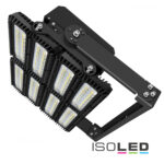 LED Flutlichtanlage 900W, 130x25°, 4 Module (Lichtpunkte), DALI dimmbar, 3000K, IP66 (ext. Trafo)