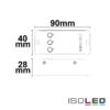Sys-Pro Funk Mesh Multi-PWM Dimmer mit Bedientasten, 1 Kanal, 12-24V DC 12-20A