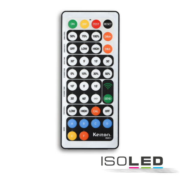 Fernbedienung für den Bewegungssensor mit Art. 116436 zur Hallenleuchten Serie FL2