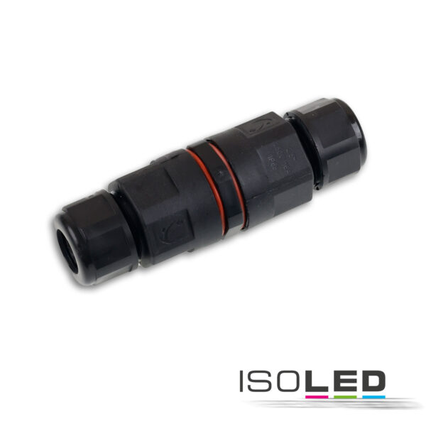 Kabelverbinder IP68, 5-polig 0.75-2.5mm² mit Federklemme, max. 250V 16A, Manteldm. 6,5-11mm