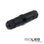 Kabelverbinder IP68, 2-polig 0.75-2.5mm² mit Federklemme, max. 250V 16A, Manteldm. 6-8mm