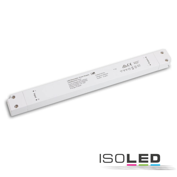 LED PWM-Trafo 24V/DC, 0-60W, dimmbar, SELV, ultraflach, ultraschmal