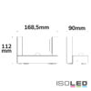 LED Wandleuchte mit einstellbarem PIR Bewegungs-/Helligkeitssensor, 12W, IP65, schwenkbar, warmweiß