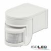 PIR Bewegungsmelder weiß, 230V, max. 4A, 180° max. 10m Detektionsradius, IP44, Aufputzmontage