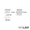 LED AQUA COB927/965 Linear CCT Flexband, 24V DC, 7W ww + 7W kw, IP68, 5m Rolle, 640 LED/m