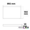 Infrarot-Panel PREMIUM Professional 460, 592x892mm, 437W