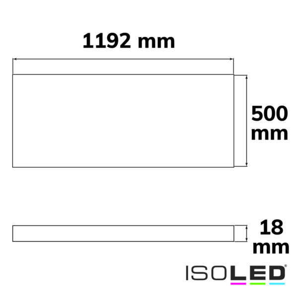 Infrarot-Panel PREMIUM Professional 610, 500x1192mm, 580W
