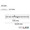 LED HEQ919/960 Linear CCT Flexband, 24V DC, 7W ww + 7W kw, IP20, 5m Rolle, 256 LED/m